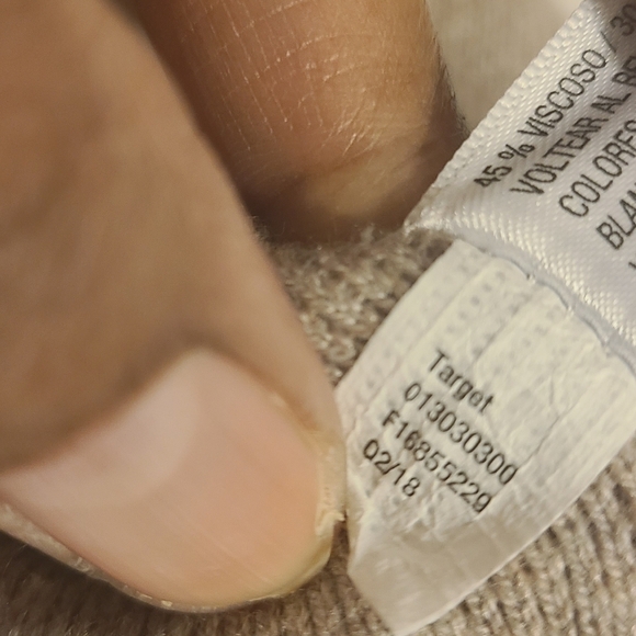 Universal Thread | Women's Beige Wool Blend Crewneck Sweater (Size XL) - Picture 6 of 11